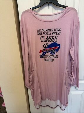 Buffalo Bills Pink 'Classy Lady' Graphic Loungewear